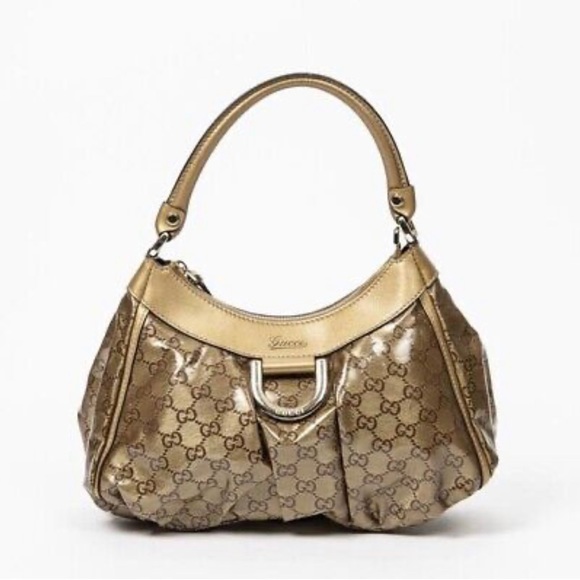 Gucci, Bags, Vintage Gucci Monogram D Ring Hobo Bag